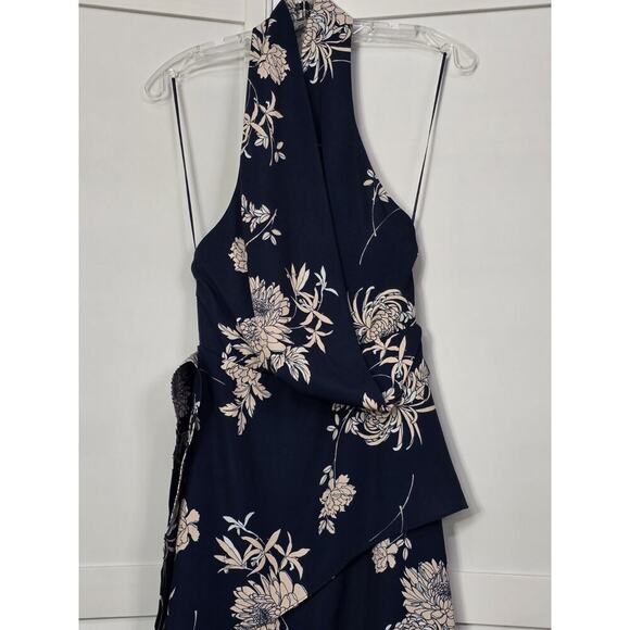 Keepsake The Label No Limits Dress Bloom Print Size XSMALL Navy Blue Floral - Picture 5 of 7